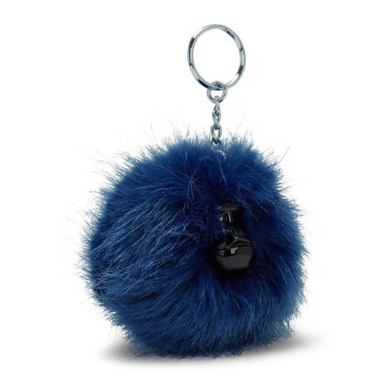 Kipling Pompom Monkey Keychain Aksesuar Mavi | TR 1258FD